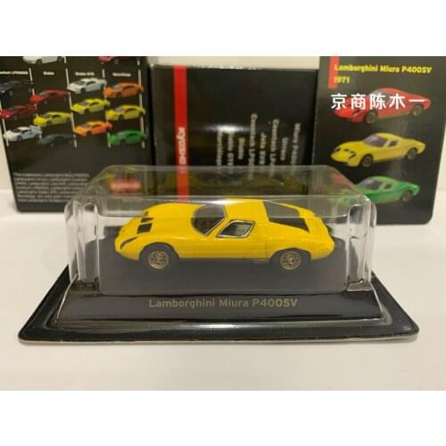 KYOSHO 1/64 Lamborghini Miura P400SV Collect die casting alloy F1 RACING assembled trolley model