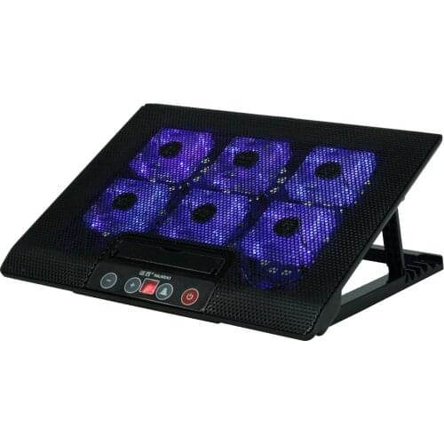 Notebook radiator adjustable speed six-fan no dead angle notebook computer cooling base