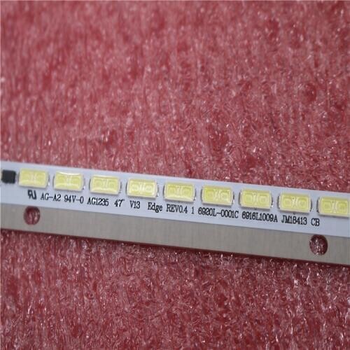 100%New Original part 66LEDs 587mm LED backlight strip 47"V13 Edge 6920L-0001C 6916L1003A 69161009B for 6922L-0052A 6922L-0052