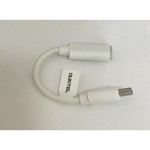 Original Earphone Headphone to USB adapter For OUKITEL C25 Pro Free Shipping