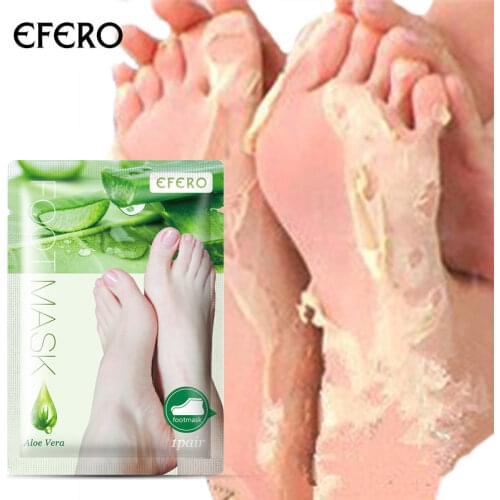 Aloe Lavender Rose Foot Peeling for Legs Feet Mask Exfoliating Socks Scrub for Pedicure Anti Crack Heel Remove Skin Foot Patch