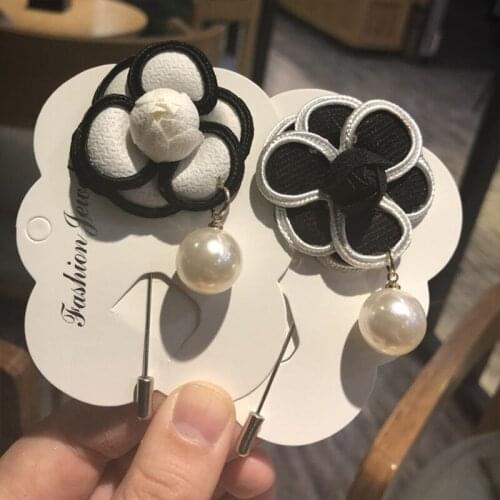 Pinhabit Black Brooches For Clothes