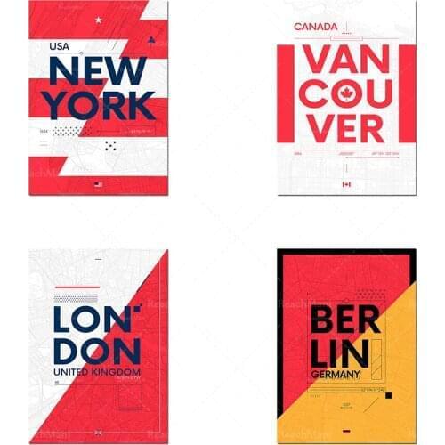 Madrid, Spain, Berlin, Germany, New York, Vancouver, Canada, London travel posters, travel gifts, travel art, London posters, tr