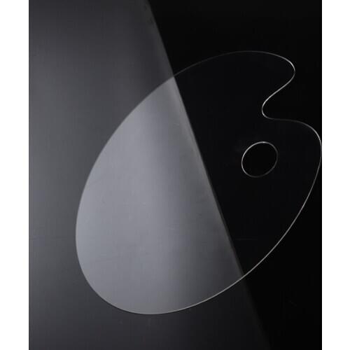 Plastic Clear Paint Palette Acrylic Gouache Artist Paint Mixing Watercolor Gouache Paint Palette Artistic Supplies 30x20cm