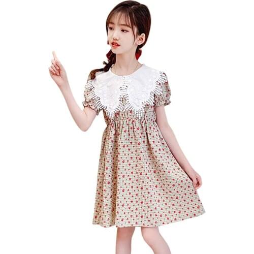 Dress For Girls Heart Pattern Girls Dresses 2021 Newest Children Dresses Patchwork Costume For Girls