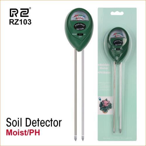 RZ Mini Soil Moisture Tester Humidity Measuring Soil Moisture Meter Monitor Hygrometer Gardening Plant Farming Moisture Tester