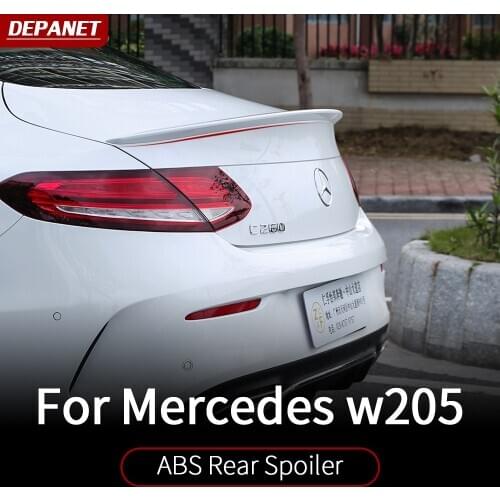 ABS plastic spoiler For Mercedes w205 amg coupe / interior trim c63 mercedes c class accessories w205 Mercedes amg coupe