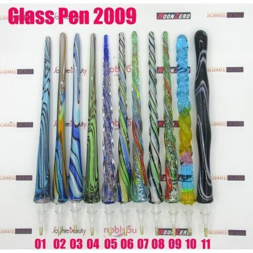 Handmade Diamond Painting Glass Pens Item No 2009