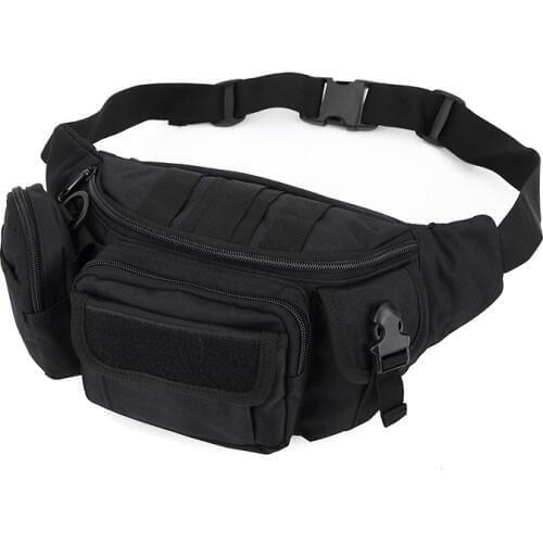 High Quality Nylon Assault Fanny Waist Pack Military Motorcycle Rider Messenger Shoulder Tool Bags Pouch Men Hip Bum Belt Bag