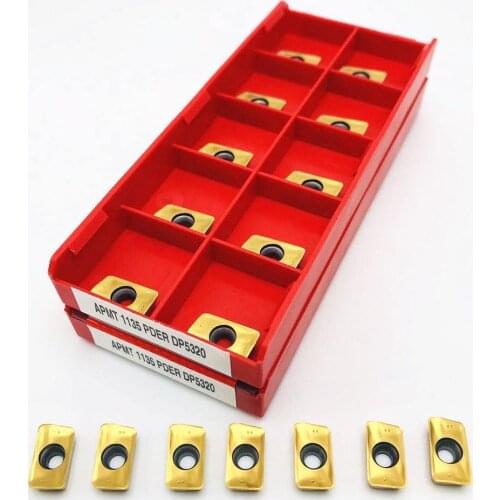 100PCS APMT1135 PDER DP5320 High Quality CNC Metal Carbide RPMW1003MO DP5320 Machine Tool Milling Insert Lathe Parts Tool APMT