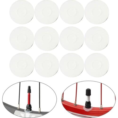 12x Clear Bike French Presta Valve Sticker Rim Protection Mountain Road