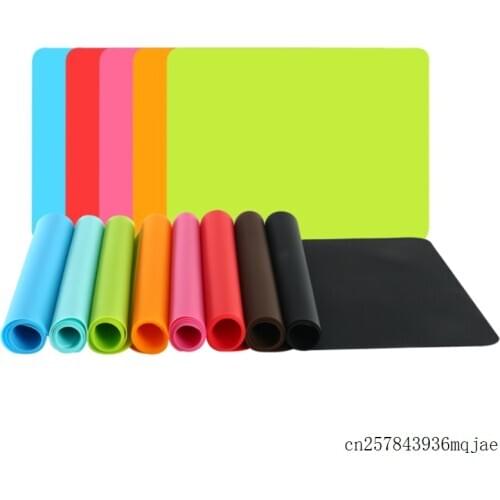50Pcs Desk Pastry Mat Waterproof Non-Skid Rolling Dough Mat Baking Heat Insulation Bakeware Tool 40x30cm