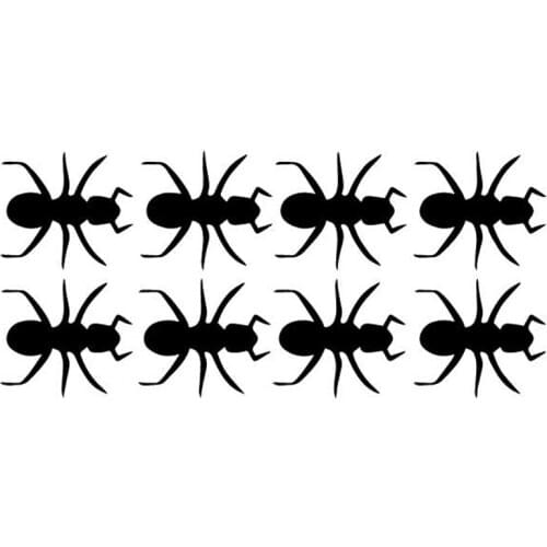Car Sticker Ant Decorative Pattern Car Body Body Sticker PVC Decal Accessories Creative Waterproof Black/white,19cm*9cm