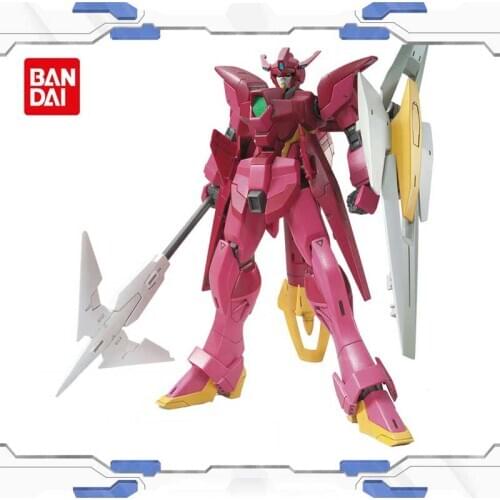 Bandai Anime Model Assembly Gundam HGBD018 1/144 Impulse Gundam Build Divers Lancier Red Action Figure Robot Decoration Toy Gift