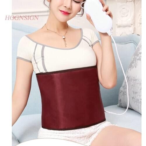 Stomach Pain Artifact Warmth Waist Belt Electric Heating Back Electronic Massager Wormwood Bag Moxibustion Care Tool