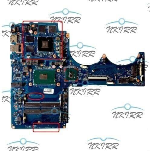 DAG75AMBAD0 926304-001 926304-601 926304-501 I7-7700HQ GTX1050M 2GB for HP OMEN 15-CB TPN-Q193 TPN-Q194 15T-CB000 15-CB005TX