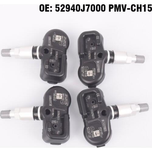 4PCS Car Tire Pressure Monitor Sensor TPMS 433MHZ 52940J7000 for Kia k3 2018 2019 Car styling