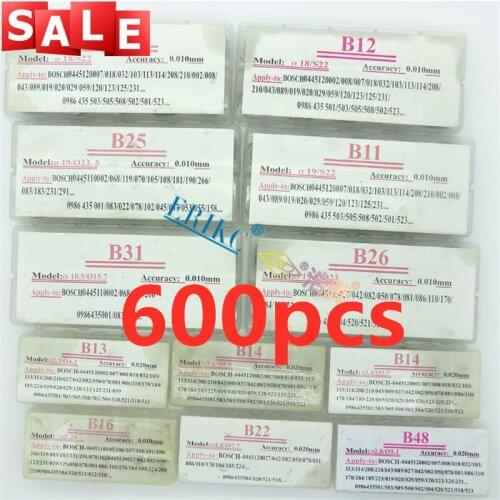 ERIKC Injector Shims B11 B12 B13 B14 B16 B21 B22 B23 B24 B25 B26 B31 B48 CR Nozzle Adjust Washer Gaskets Repair for Bosch