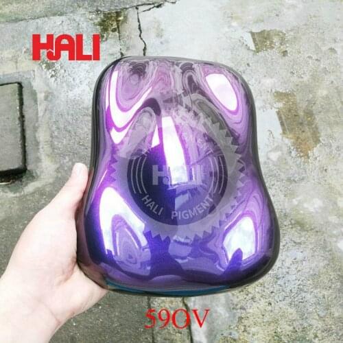 Chameleon pigment,color shift pigment,color flip pigment,item:59OV,color:orange yellow-violet blue,weight:10 gram,free shipping