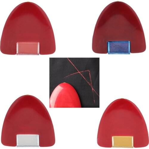 Magideal 1 Pcs Tailors Sewing Dressmakers Marking Chalk with Plastic Gear