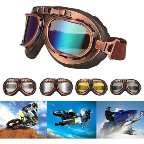 Motorcycle Winter Sport Riding Goggles Snowmobile Motocross Racing Glasses Dirt bike Dust Proof Anti-UV Eyewear Dirt Bike Parts