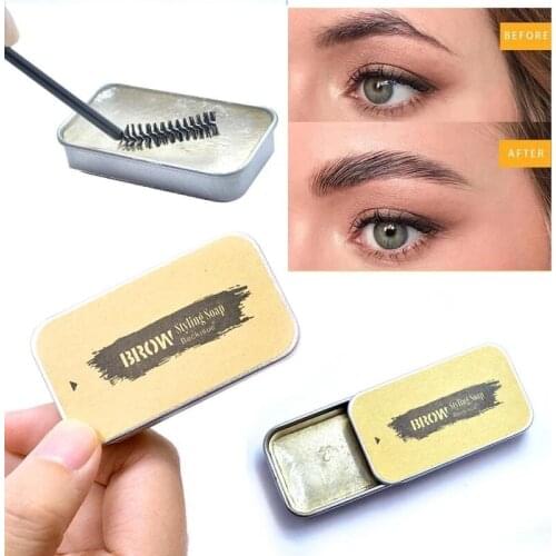 Wild Eyebrow Shaping Soap 3D Feathery Brows Makeup Gel Brows Kit Long Lasting Eyebrow Setting Gel Eyebrow Cosmetics