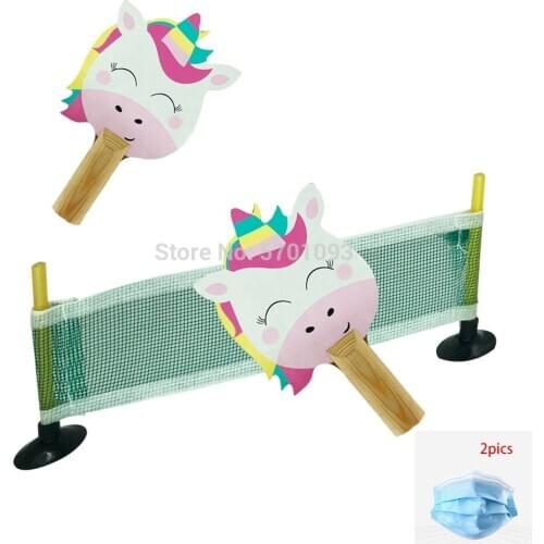 WELLS new product NO. CTR-02 Factory direct sales cartoon table tennis racket set