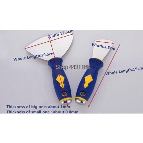 Width 45/125mm Putty Knife Construction Tools Steel Putty Knife Paint Scraper for softly-covered wall tools