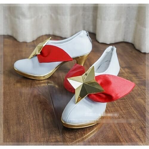 Game LOL Star Guardian Magic girl Miss Fortune Cosplay Shoes Anime the Bounty Hunter Cos Shoes H