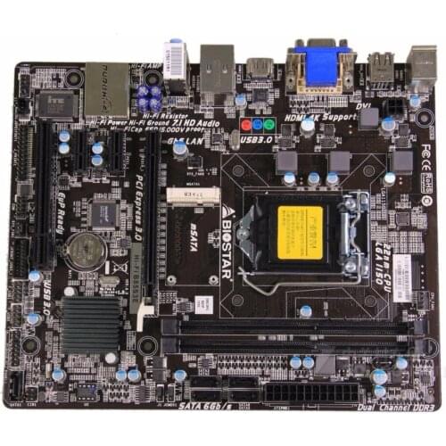 Desktop motherboard BIOSTAR original Hi-Fi B85S3E DDR3 Socket LGA 1150 motherboard Solid-state integrated free shipping