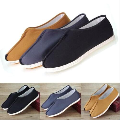 Beijing layers bottom hand-made cloth monks Nuns shoes spring Autumn Casual Arhats Light Comfortable shoes Black Yellow Gray