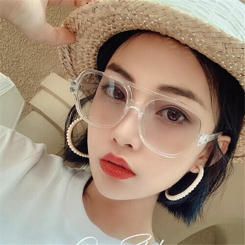 Retro Round Anti Blue Light Computer Eyewear Frame For Women&Men Optical Spectacle Glasses Transparent Eyeglasses Frame Unisex