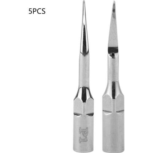 5PCS P1 Dental Ultrasonic Scaler Woodpecker Scaling Perio Tip Endo Perio Tip Dentist Tool Diamond Coating Sturdy BreakResistant