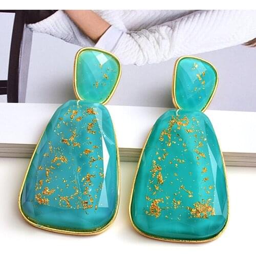 Bohemian Big Dangle Drop Earrings For Women Elegant Geometric Earring For Women Statement Jewelry Accessories