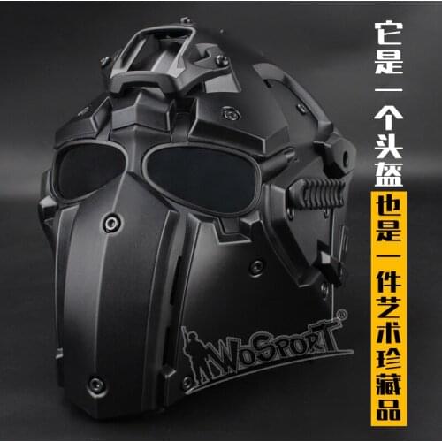 WoSporT The new Tactical Outdoor Riding Helmet Mask is a headset helmet