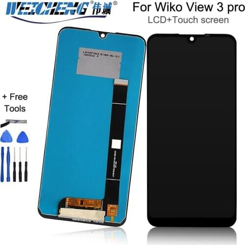 6.3''For Wiko View 3 Pro LCD Display with Touch Screen Digitizer Mobile Phone Accessories For Wiko View3 ProLCD+Tools