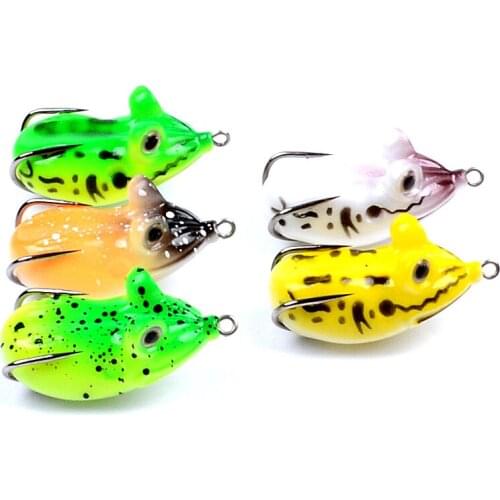 Winter Lures for Fishing Hollow Body Top Water Frogs Sea Fishing Lures Artificial Wobblers ASoft Bait Tackle With Hooks 11g