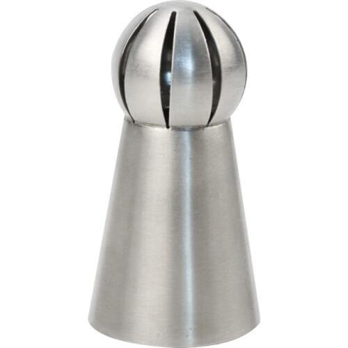 1pc #202 russian ball nozzles for cupcake decoration stianless steel cake tools