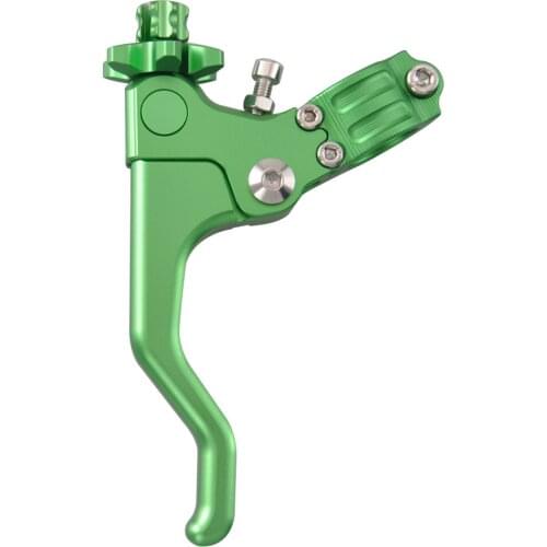 Motorcycle Aluminum Short Stunt Handlebar Levers Green For Honda CB500 Kawasaki NINJA Triumph Daytona YAMAHA