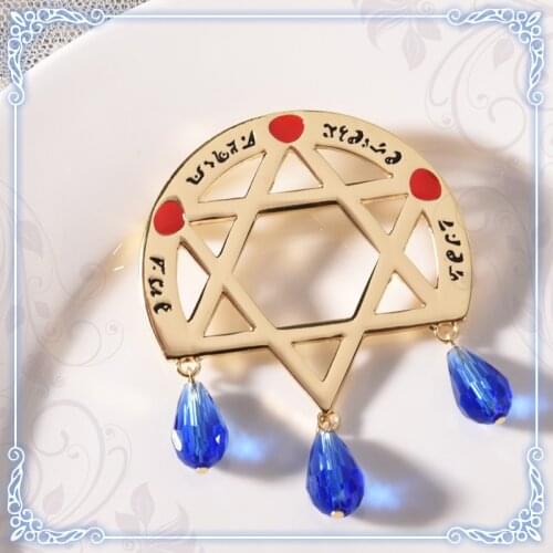 Wandering Witch: The Journey of Elaina Witch Metal Badge Button Brooch Pin Collection Medal Anime Costume Souvenir Cosplay Gifts