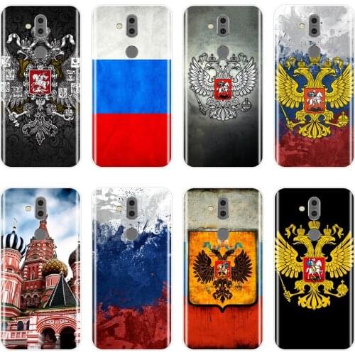 Phone Case For Nokia 7.1 6.1 5.1 3.1 2.1 Soft Silicone Russian Flag Back Cover For Nokia 7.1 6.1 5.1 3.1 2.1 Plus