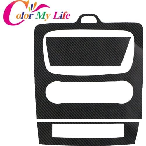 Color My Life Car Carbon Fiber Console Protector Sticker Case For Ford Focus 2 2009 2010 2011 2012 2013 Accessories Car Styling