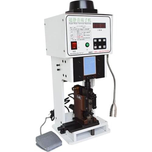 Electric Vertical Terminal Machine 220V Semi-Automatic Terminal Crimping Machine Industrial Wire Harness Processing Equipment