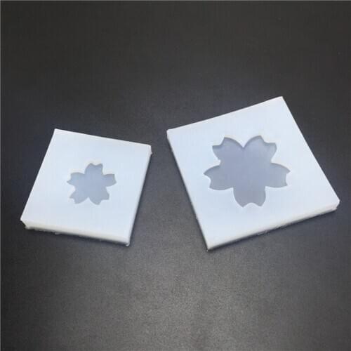 Cherry blossom shape silicone mold cake decoration tool chocolate fudge mold drop glue clay tool