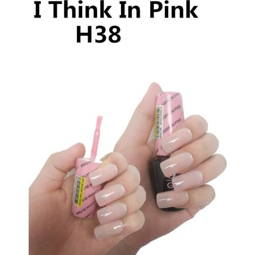 H38 I Think In Pink 15ml UV LED Gel Polish Vernis Permanent Lasting Shine opies Nail Art （need lamp dry)