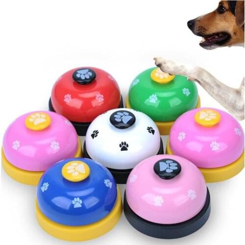 Dog Toy Pet Bell Training Bell Responder Puppy Feeding Metal Meal Bell Cat Dog Interactive Training Pet Supplies