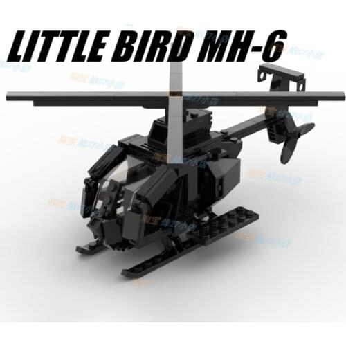 MOC Building Block Maker Military Series Bird Transport Helicopter Assembly Model Childrens Toy DIY Bricks Birthday Gift