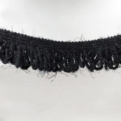 Short Fringe Tassel Crochet Lace Trims Latin Fringe 15 Yds/Lot Bright Colored Trimming Dance Dress Appliques Trims 4.5cm Long