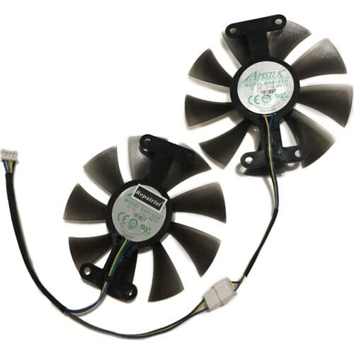 GeForce GTX 1050 1060 950 960 GPU Cooler Cooling Fan GA91S2H For ZOTAC GTX1050Ti X-Gaming GTX760 2GD5 HB Cards As Replacement