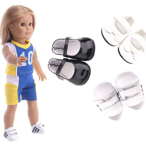 Cute Doll Accessories Casua Shoes For 18 Inch American&43Cm Baby New Born Doll Our Generation , For Baby Birthday Festival Gift